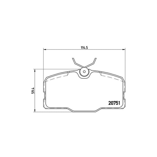 Brembo P 50 006 Brake Pad Set Suitable For Mercedes Benz S Class Coupe C126 Excl Wear Warning Contact With Brake Caliper Screws