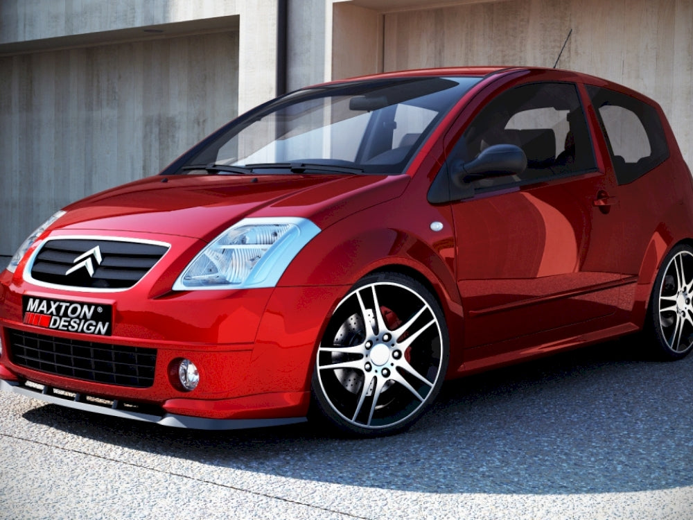 Maxton Design CI-C2-1-VTS-FD1T Front Splitter Citroen C2 Vts | Duco Car Parts UK Car Parts