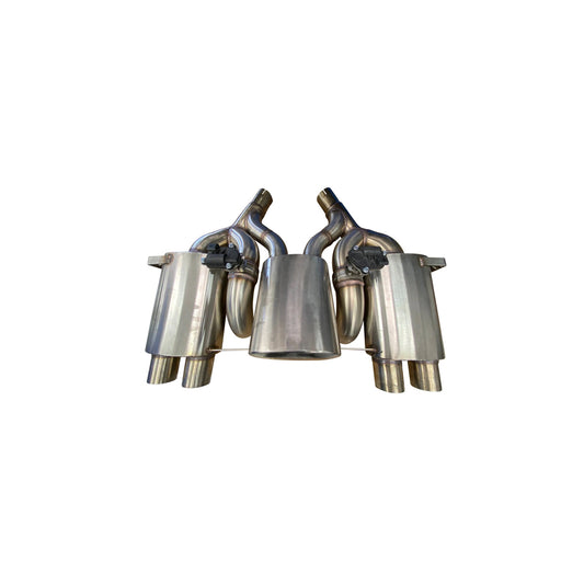 Active Autowerke BMW F80 F82 Maad Maxx 3 Can Valved Rear Exhaust Section (M3 & M4)