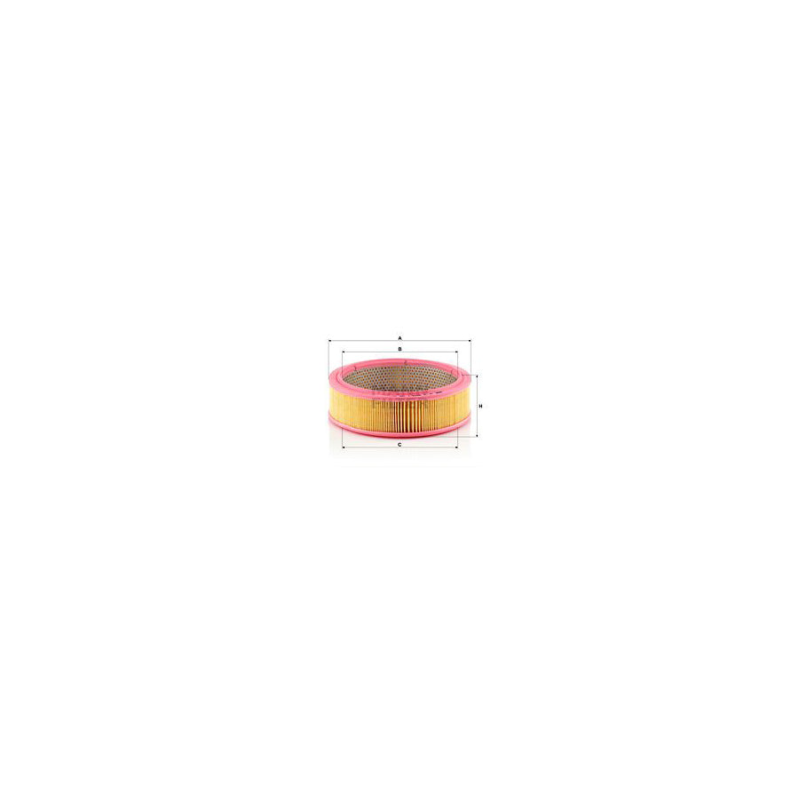 MANN-FILTER C 2545/1 Air Filter for NISSAN Terrano I Off-Road (WD21) Filter Insert