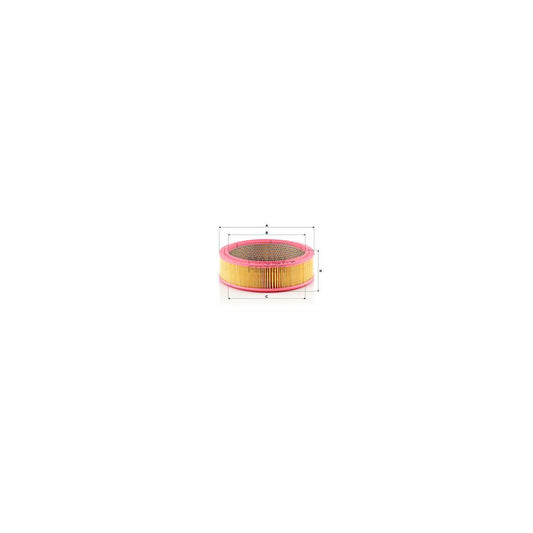 MANN-FILTER C 2545/1 Air Filter for NISSAN Terrano I Off-Road (WD21) Filter Insert