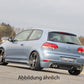 Rieger 00059508 VW Mk6 Golf Rear Diffuser for Tailpipe Left -  Matte Black
