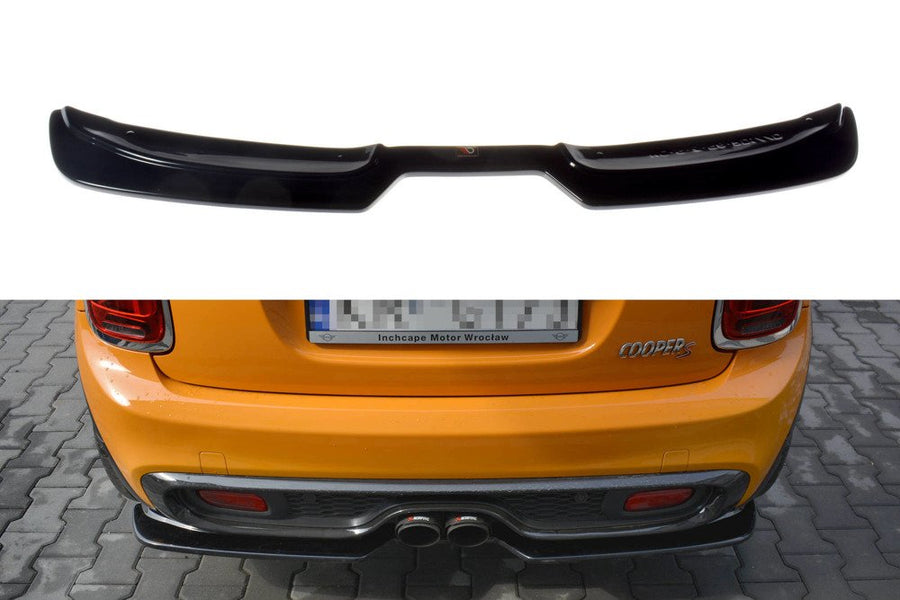 Maxton Design MC-S-3-56-RD1T Central Rear Splitter Mini Cooper S F56 3-Door (Pre-Facelift) | Duco Car Parts UK Car Parts