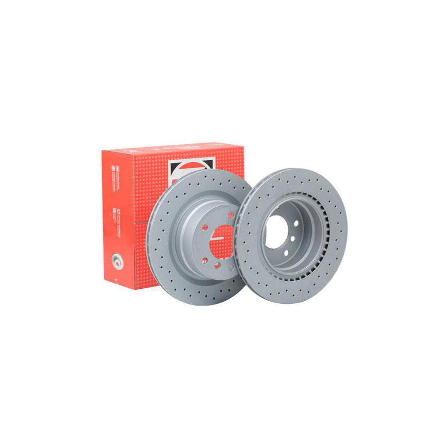 ZIMmERMANN SPORT COAT Z 150 3462 52 Brake Disc for BMW 1 Series Internally Vented Perforated Coated High carbon