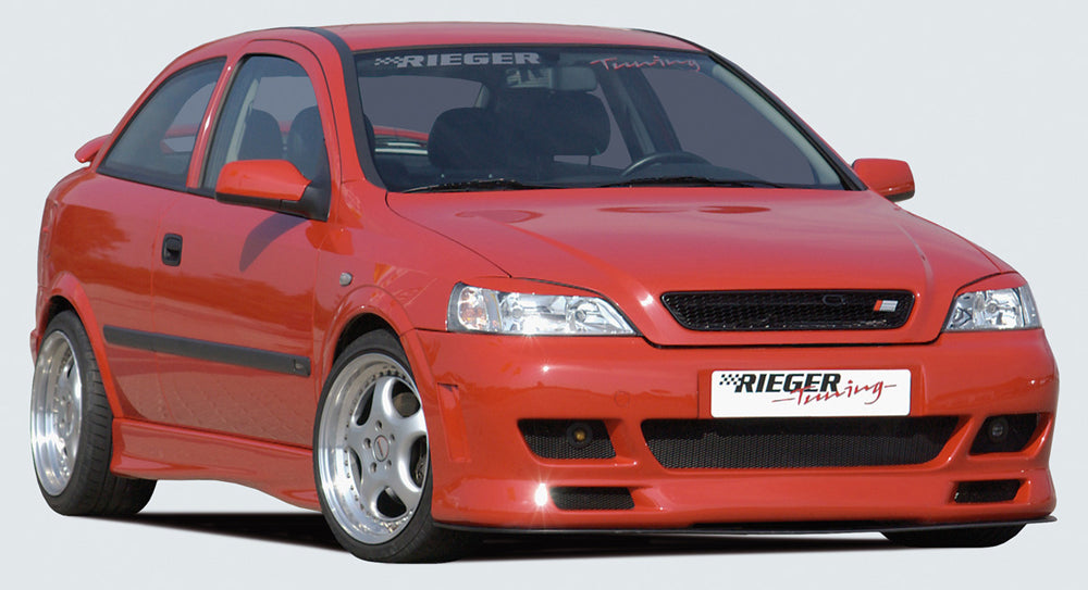Rieger 00051103 Opel Astra G Front Bumper -  Matte Black