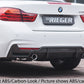 Rieger 00088072 BMW 4 Series F32 F33 F36 Rear Diffuser for Original Tailpipe Left & RIght - Glossy Black