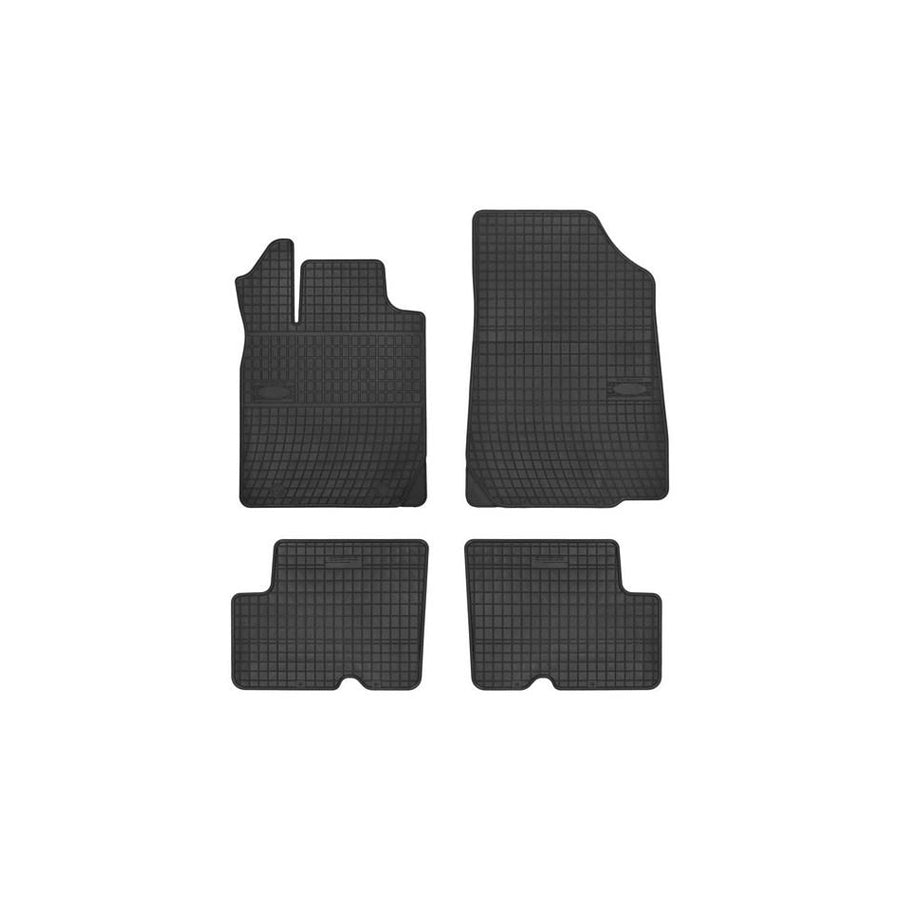 FROGUM Tailored 0331 Floor mat set Elastomer, Front and Rear, Quantity: 4, Black, (LHD)