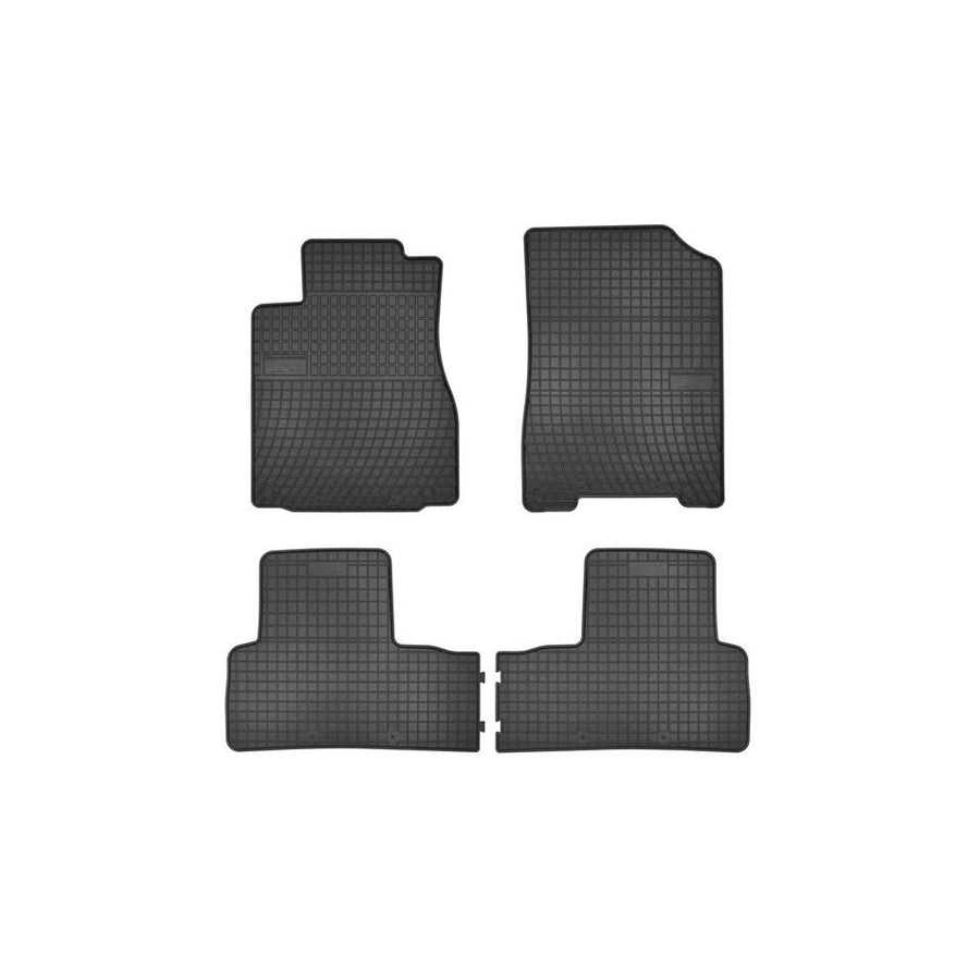 FROGUM Tailored 0832 Floor mat set for HONDA CR-V IV (RM) Elastomer, Front and Rear, Quantity: 4, Black, (LHD)