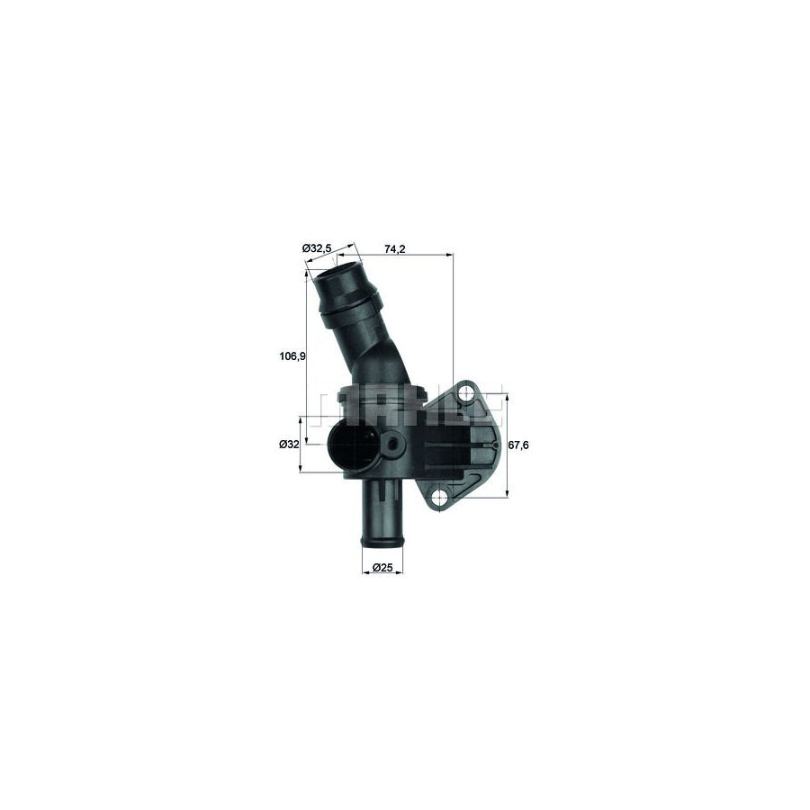 MAHLE ORIGINAL TI 28 92 Engine thermostat Opening Temperature: 92°C, with seal