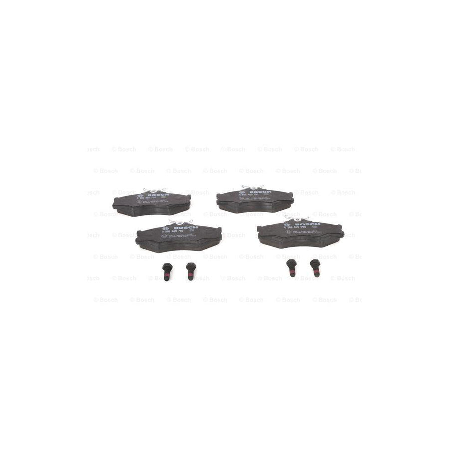Bosch 0986469790 Brake Pad Set For With Anti Squeak Plate With Bolts Screws With Mounting Manual BP755