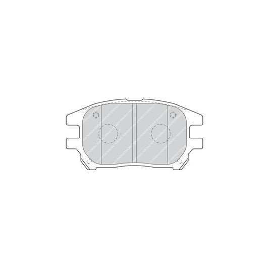 Ferodo Premier Fdb1697 Brake Pad Set For Lexus Rx Not Prepared For Wear Indicator