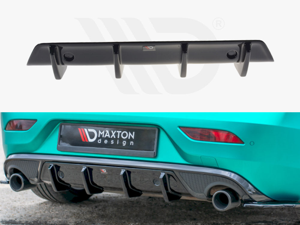 Maxton Design VO-V40-2-RDESIGN-RS1T Rear Valance Volvo V40 R-design (2012-19) | Duco Car Parts UK Car Parts
