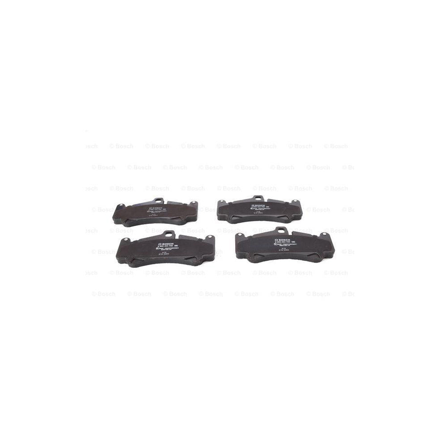 Bosch 0986494709 Brake Pad Set With Anti Squeak Plate BP1704