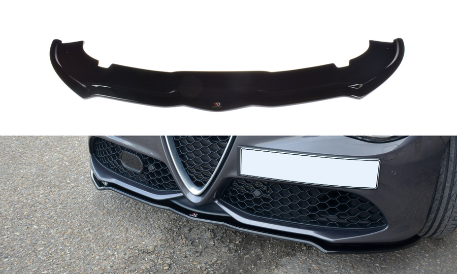 Maxton Design AL-GI-1-VEL-FD1T Front Splitter V.1 Alfa Romeo Giulia Veloce | Duco Car Parts UK Car Parts