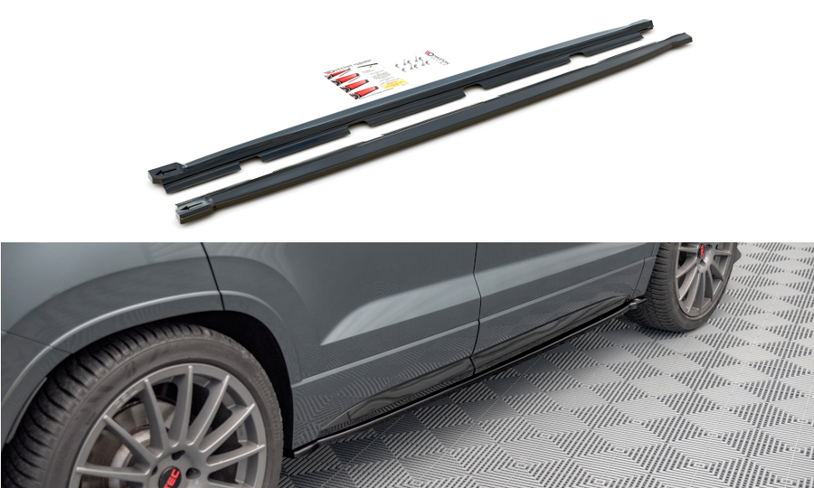 Maxton Design CU-AT-1-SD1T Side Skirts Diffusers Cupra Ateca MK1 | Duco Car Parts UK Car Parts