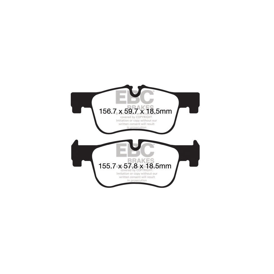 EBC PLK1396 BMW F22 Yellowstuff Pads and Brake Line Performance Pack - ATE Caliper 2 | Duco Car Parts UK Car Parts