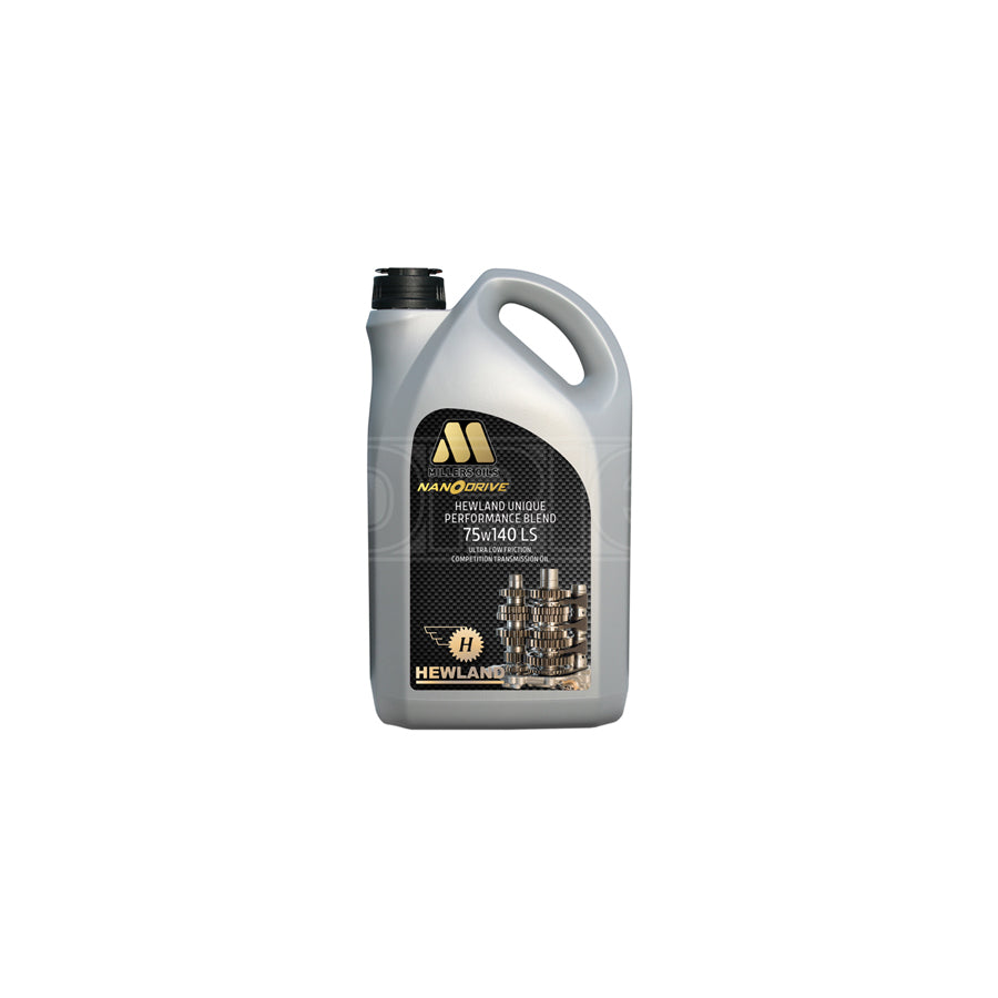 Millers Oils NANODRIVE Hewland UPB 75w-140 LS Transmission Oil 5l