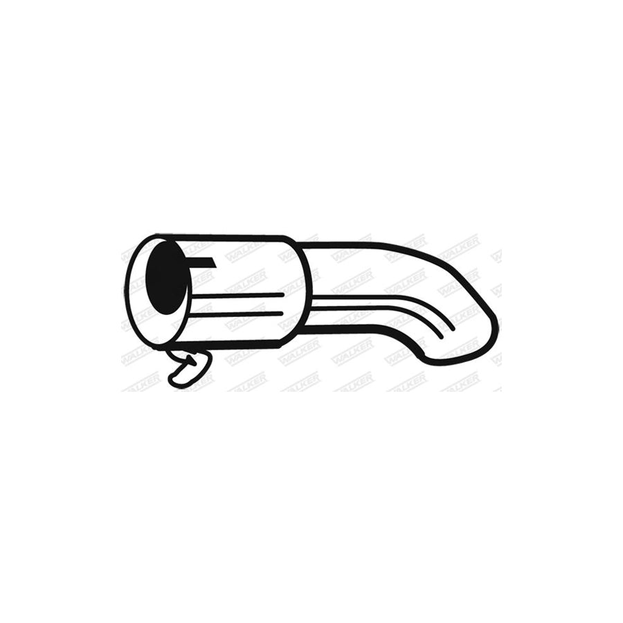 WALKER 07559 Exhaust tip 230mm, 0,654kg