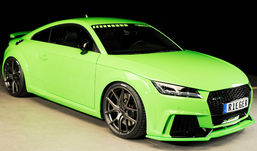 Rieger 00055176 Audi 8J 8J1-FV 8S TTRS Front Splitter -  Matte Black