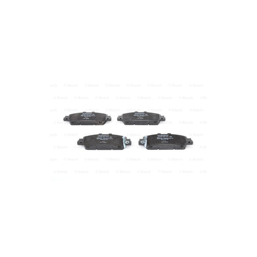 Bosch 0986494773 Brake Pad Set For Honda Hr V Ii Ru With Acoustic Wear Warning With Anti Squeak Plate BP1947