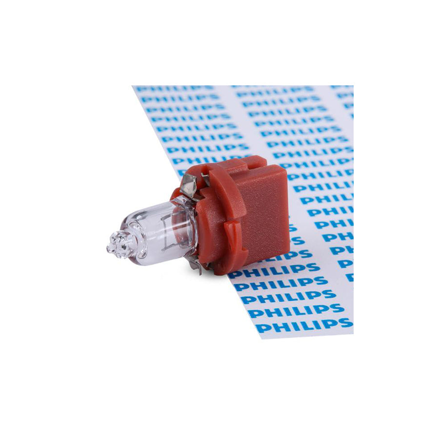 PHILIPS 12614CP Dashboard bulb 12V 3W, Plastic base lamp, B10d