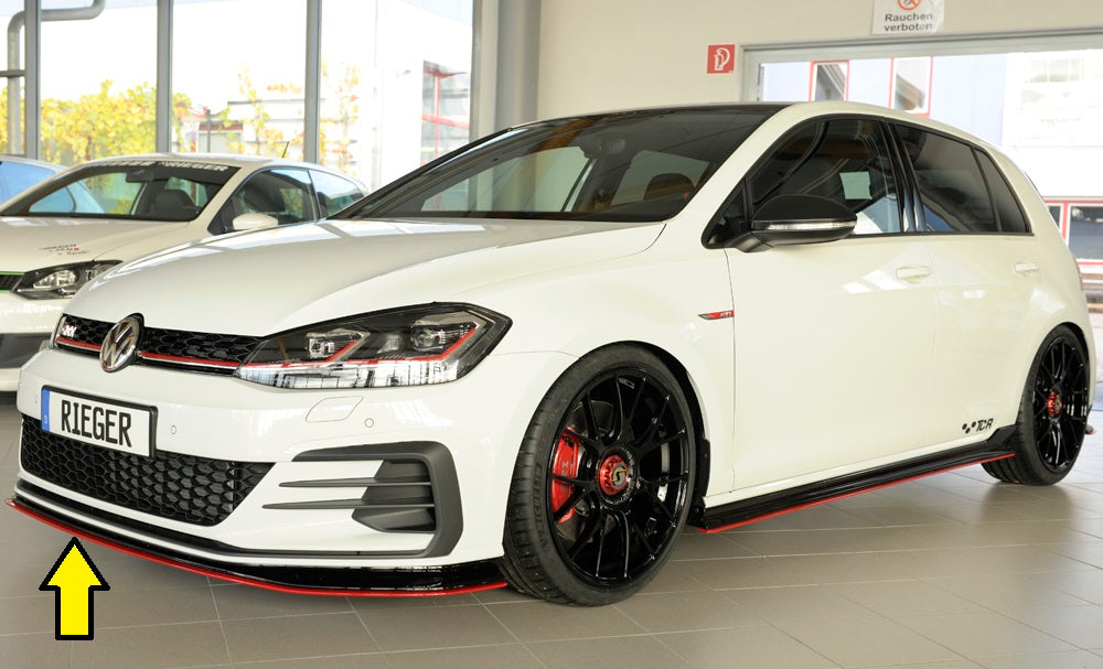 Rieger 00059515 VW Mk7 Golf GTI-TCR Front Splitter