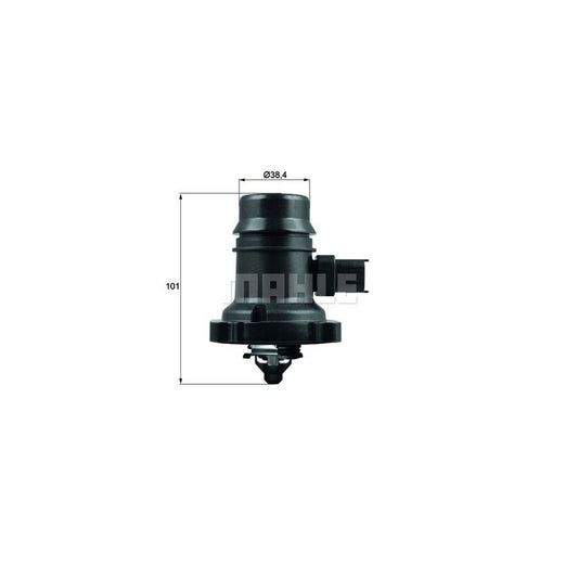 MAHLE ORIGINAL TM 37 80 Engine thermostat Opening Temperature: 80°C, with seal
