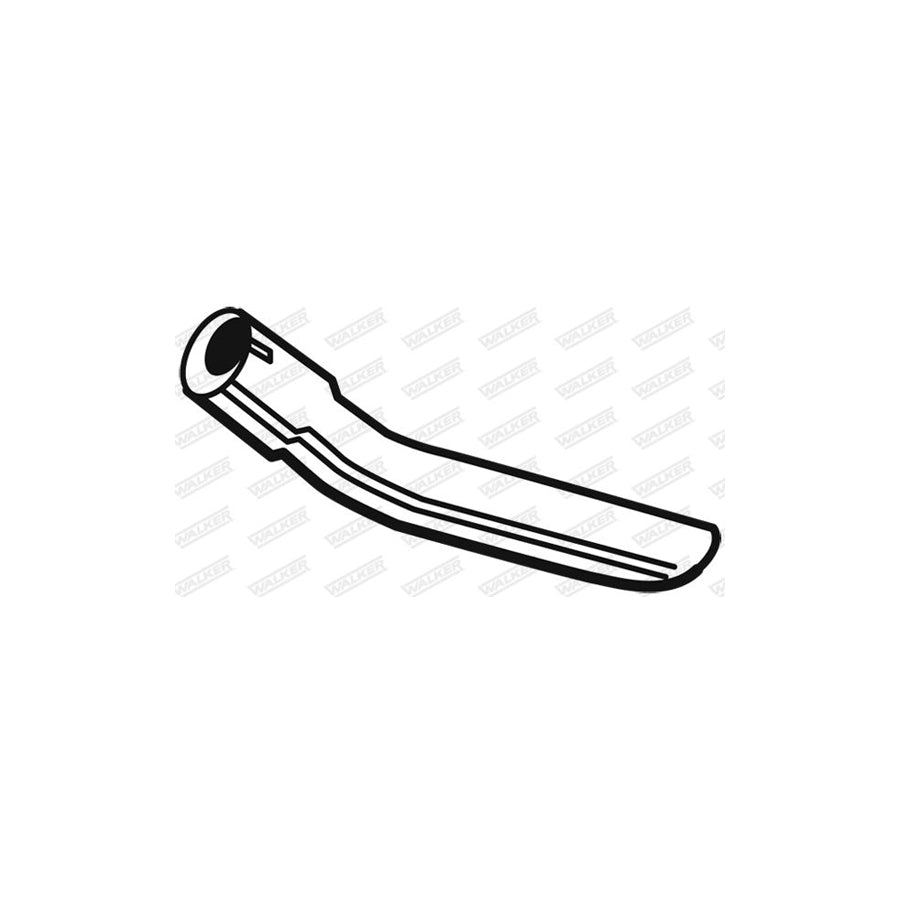 WALKER 07183 Exhaust tip for PEUGEOT 205 F Van 320mm, 0,520kg