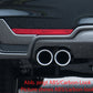 Rieger 00088071 BMW 4 Series F32 F33 F36 Rear Diffuser for Original Twin Tailpipe Left - Glossy Black