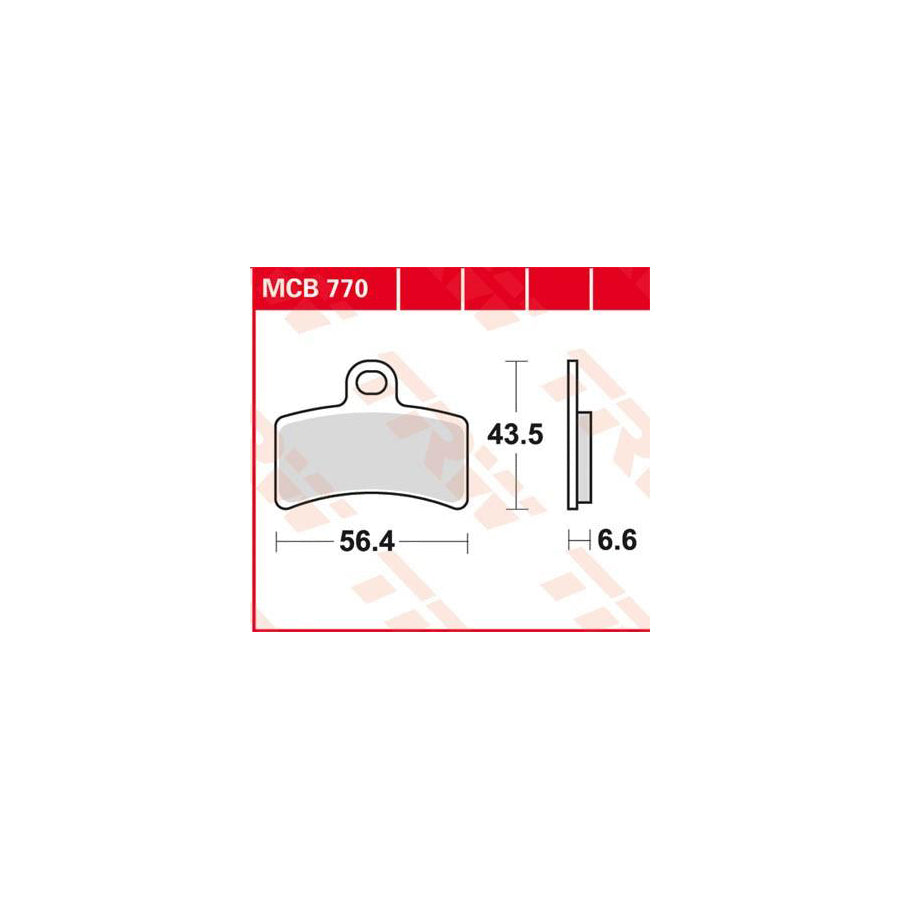 TRW Organic Allround Mcb770 Brake Pad Set