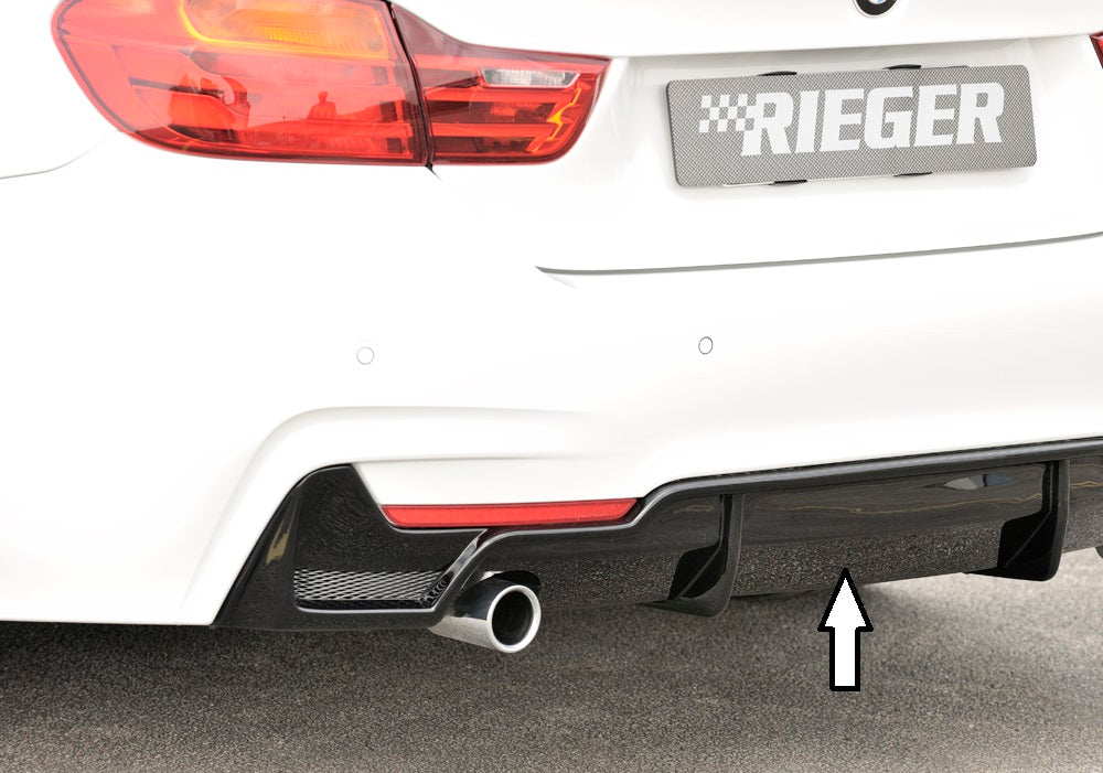 Rieger 00088070 BMW 4 Series F32 F33 F36 Rear Diffuser