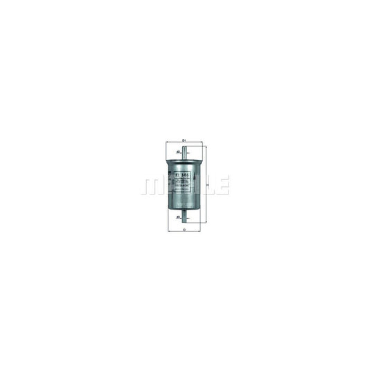 MAHLE ORIGINAL KL 440/4 Fuel filter In-Line Filter, with water drain screw