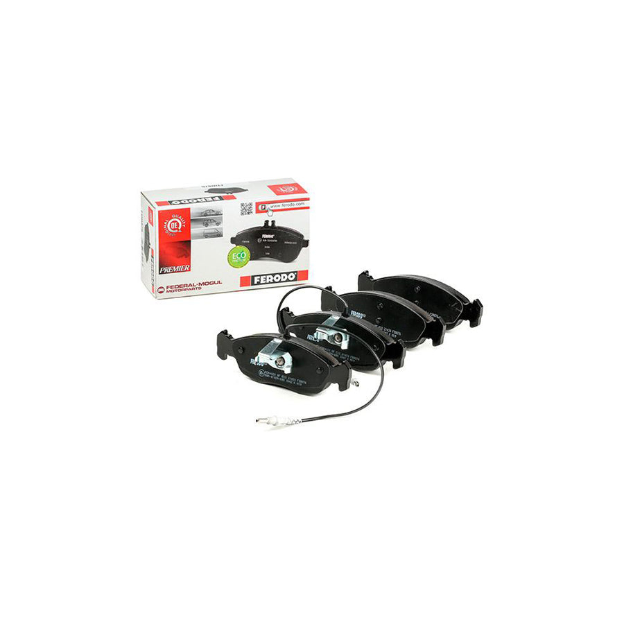 Ferodo Premier Eco Friction Fdb876 Brake Pad Set Incl Wear Warning Contact With Piston Clip Without Accessories