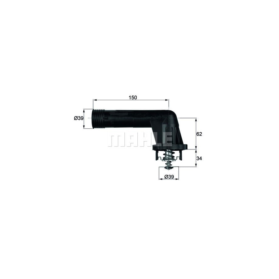 MAHLE ORIGINAL TI 41 89 Engine thermostat Opening Temperature: 89°C, with seal