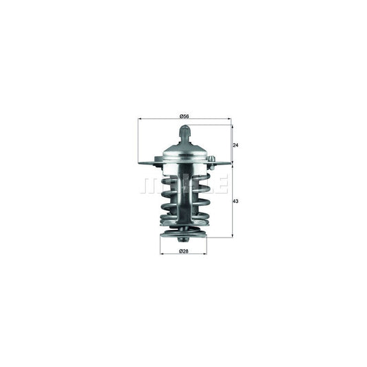 MAHLE ORIGINAL TX 70 82 Engine thermostat Opening Temperature: 82°C, without gasket / seal