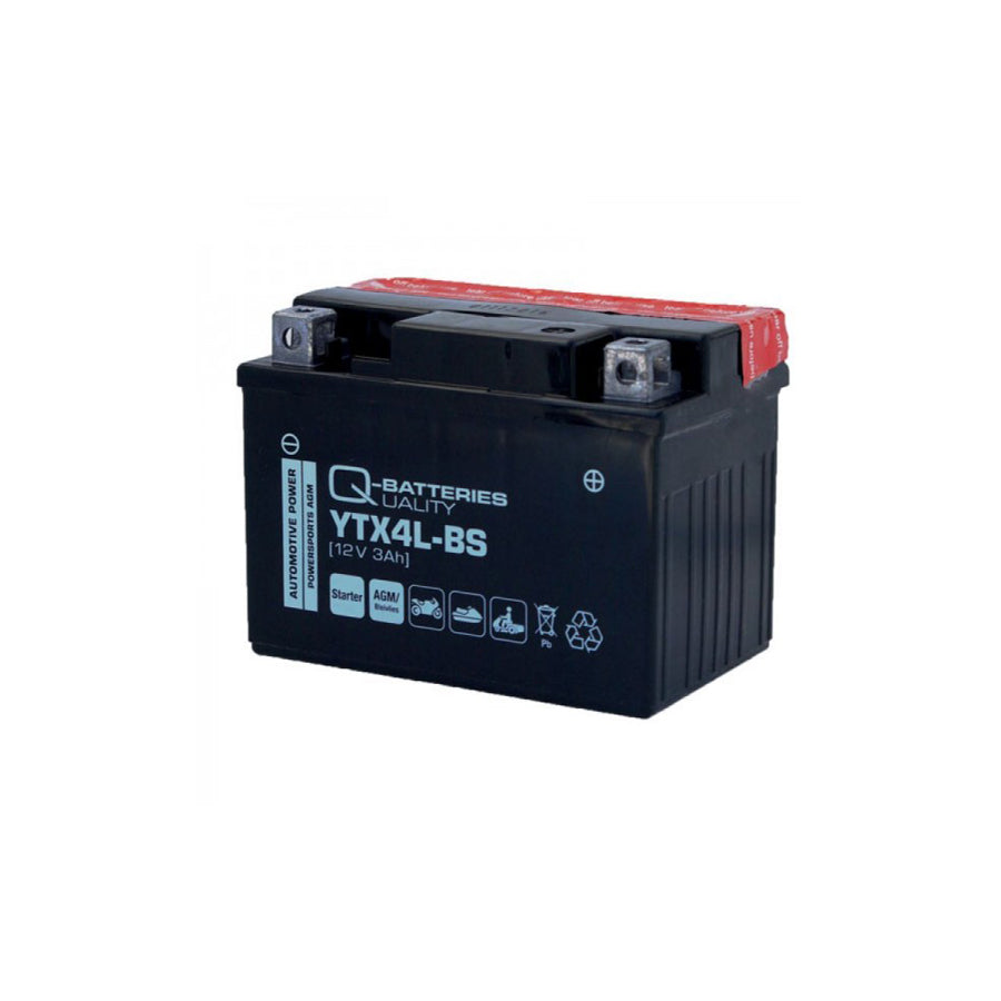 Q-Batteries Motorcycle battery YTX4LBS AGM 50314 12V 3Ah 60A