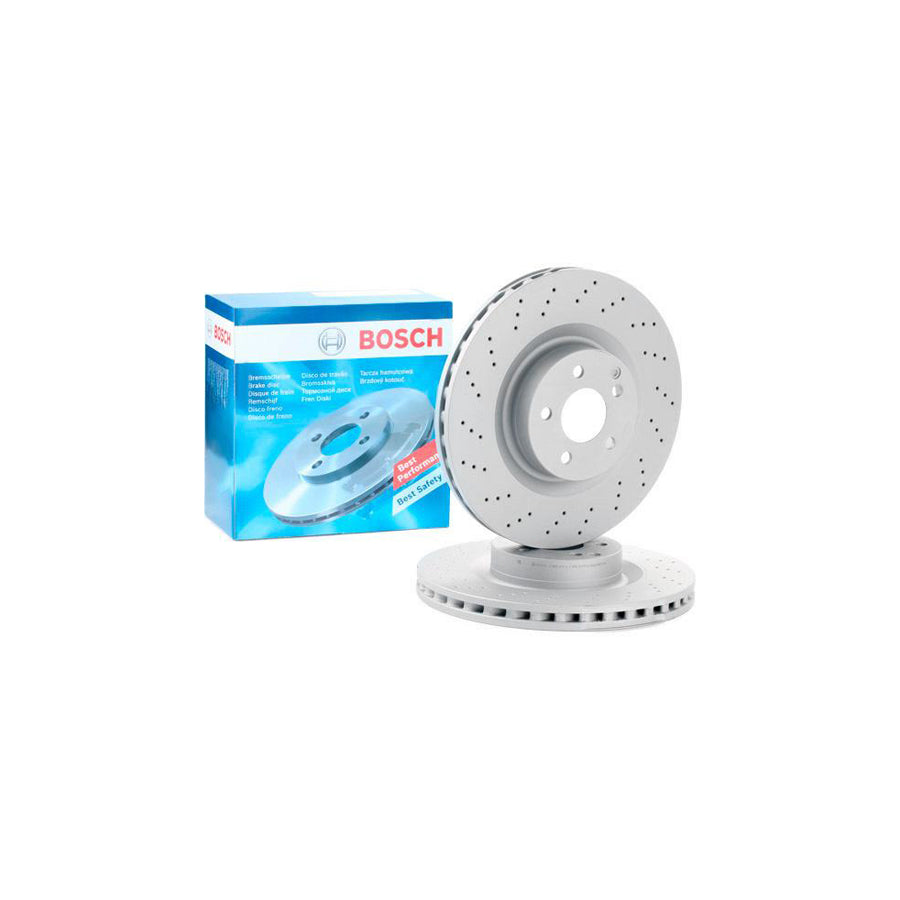 BOSCH 0 986 479 412 Brake Disc Perforated Vented Coated Alloyed High carbon