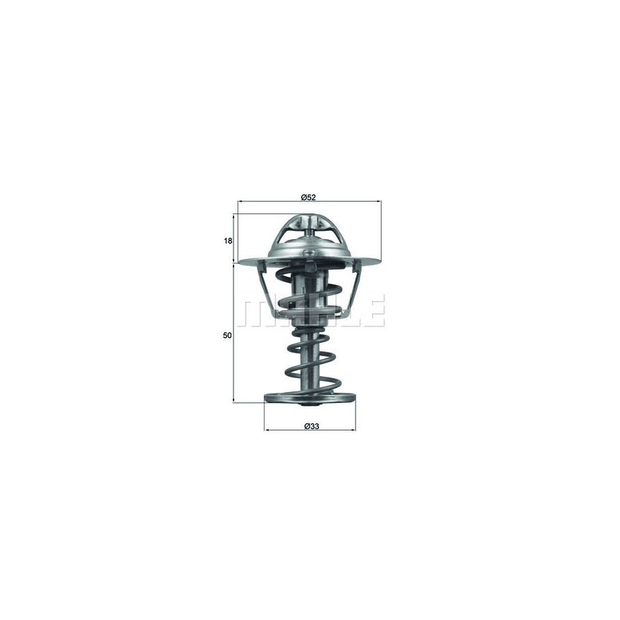 MAHLE ORIGINAL TX 126 82D Engine thermostat Opening Temperature: 82°C, with seal