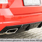 Rieger 00099338 Skoda 5E Octavia RS Rear Diffuser - Carbon-Look