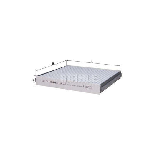 MAHLE ORIGINAL LAK 371 Pollen filter Activated Carbon Filter
