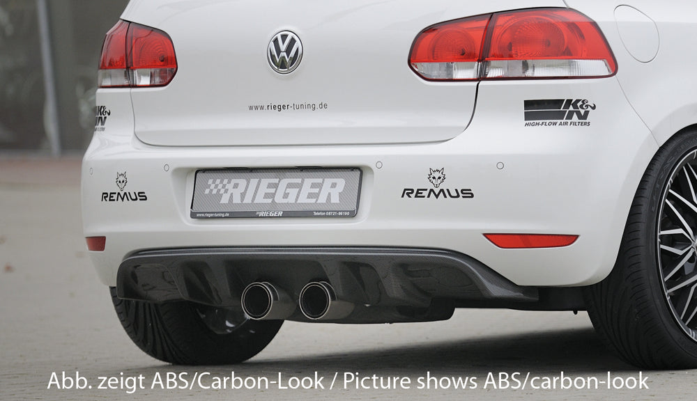 Rieger 00059514 VW Mk6 Golf Rear Diffuser