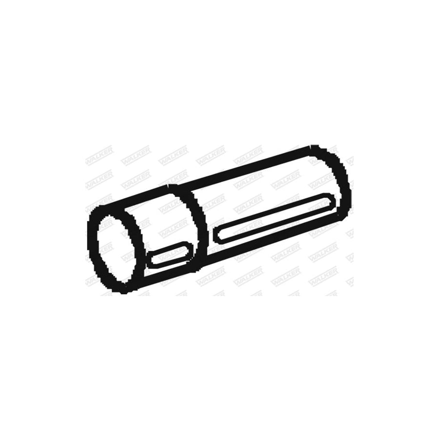 WALKER 05794 Exhaust tip 130mm, 0,220kg