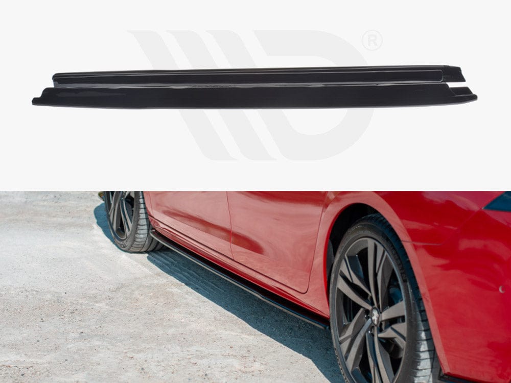 Maxton Design PE-508-2-GT-SD1T Side Skirts Diffusers Peugeot 508 MK2 | Duco Car Parts UK Car Parts