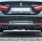 Rieger 00088074 BMW 4 Series F32 F33 F36 Rear Diffuser for Twin Tailpipe Left & Right - Glossy Black