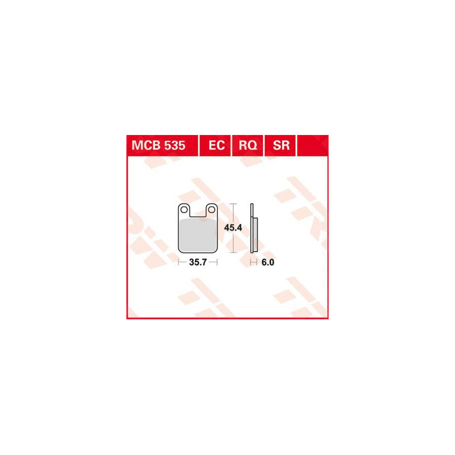 TRW Sinter Sportive Scooter Mcb535Sr Brake Pad Set