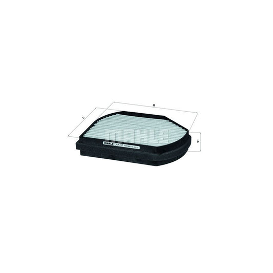 MAHLE ORIGINAL LAK 37 Pollen filter Activated Carbon Filter