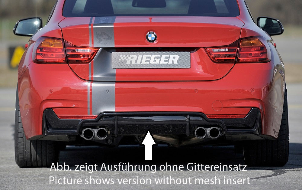 Rieger 00088073 BMW 4 Series F32 F33 F36 Rear Diffuser