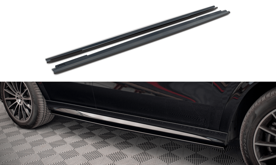 Maxton Design ME-GLE-C167-AMGLINE-SD1T Side Skirts Diffusers Mercedes Benz GLE Coupe AMG-Line C167 | Duco Car Parts UK Car Parts