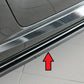 Rieger 00088233 Audi 8V RS3 Right Side Skirt Splitter - Glossy Black