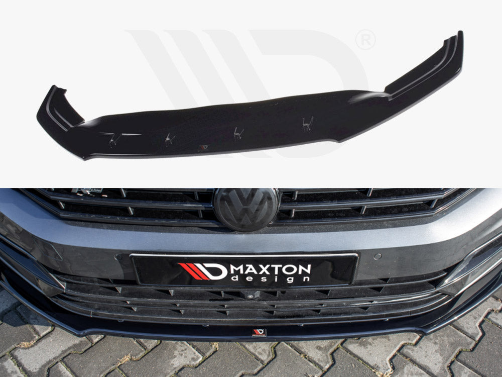 Maxton Design VW-PA-B8-RLINE-FD1T Front Splitter V.1 VW Passat R-line B8fits
only | Duco Car Parts UK Car Parts